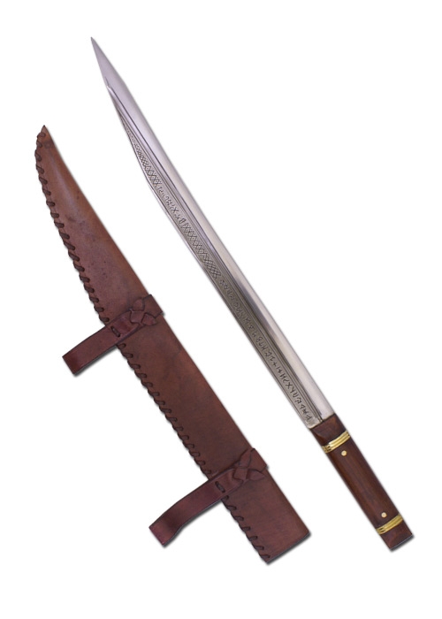 foto Seax of Beagnoth with Leather Sheath